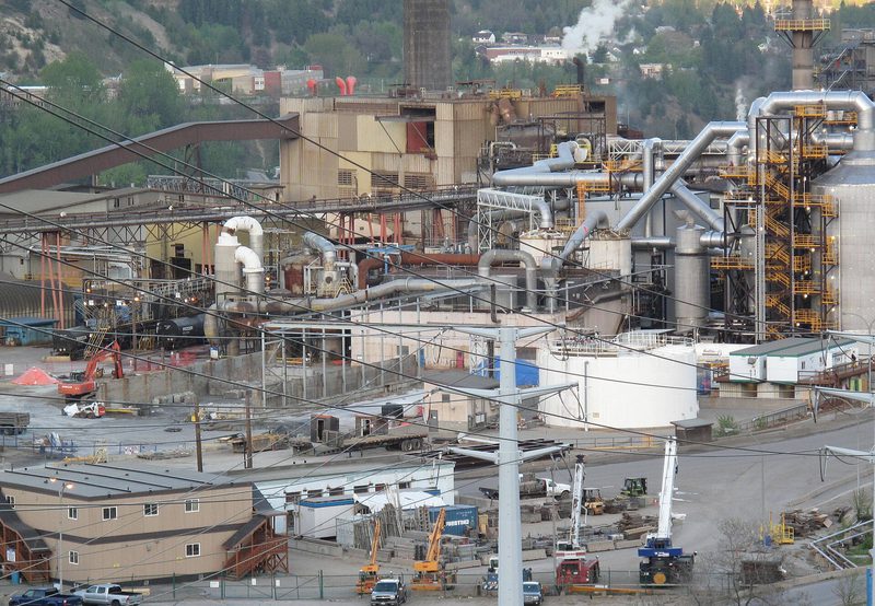 A Teck plant in British Columbia, from the Cominco era, in 2016
